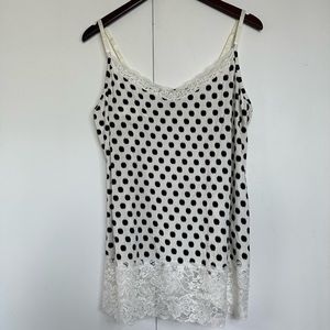 Lane Bryant Polka Dot Tank Top